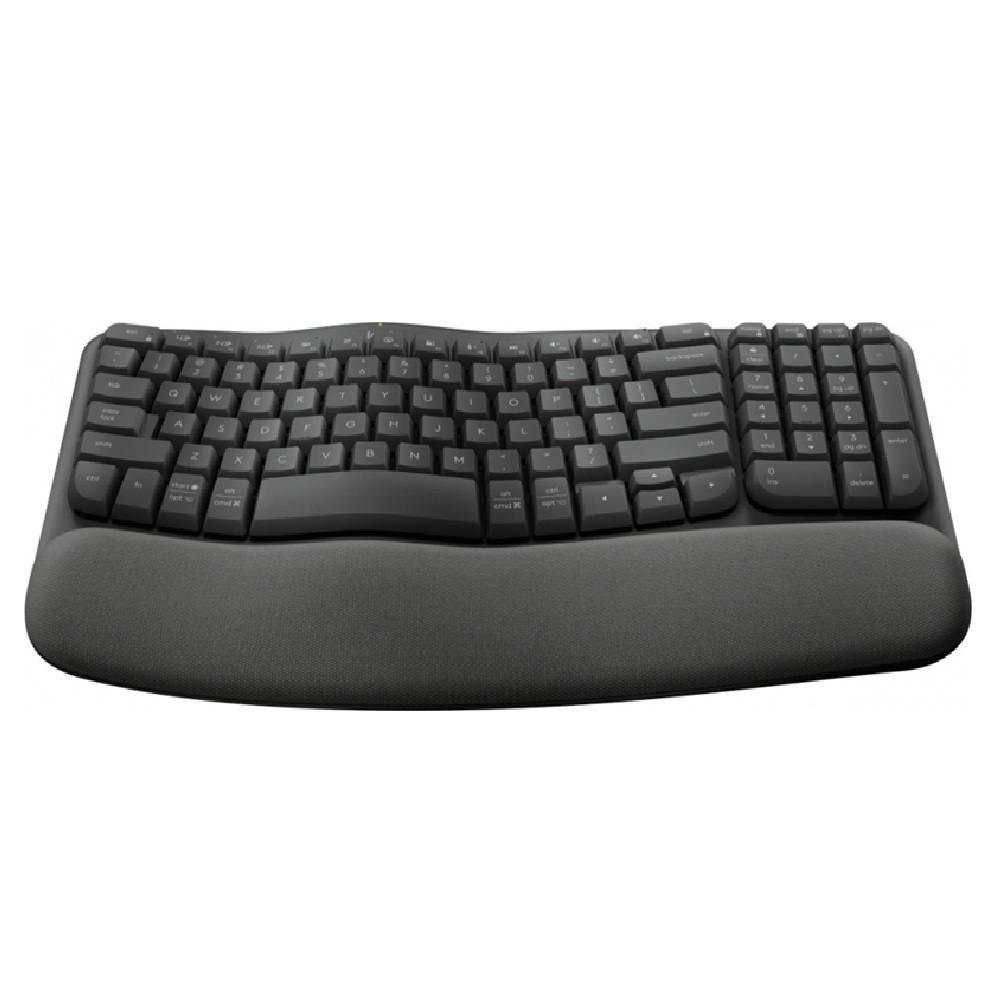 Teclado Logitech Wave Keys, Inalámbrico, Bluetooth, Grafito (Español). 