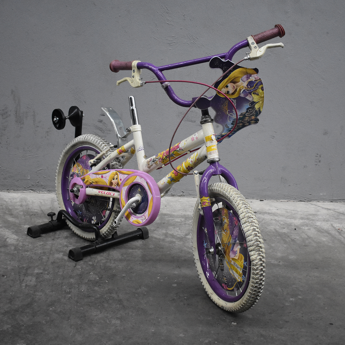 Bicicleta Veloci Reacondicionado Rapunzel R16 Blanca