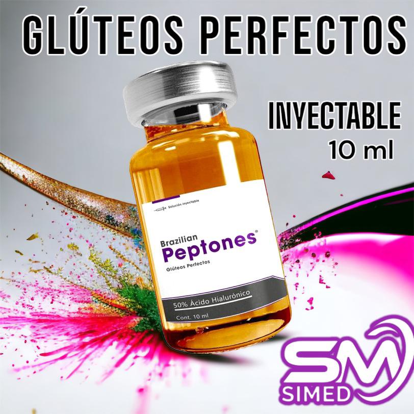 Peptonas Brasileñas SIMED Ácido Hialurónico 5x10ml Aumenta Volumen