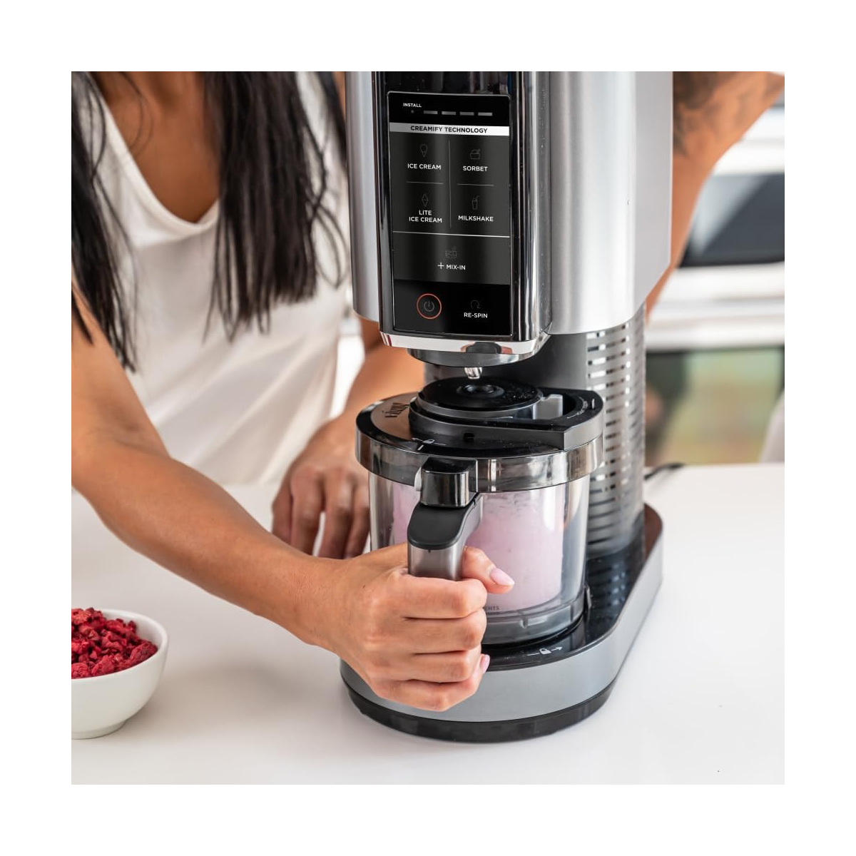  Máquina para Hacer Helados NINJA Creami Breeze NC300