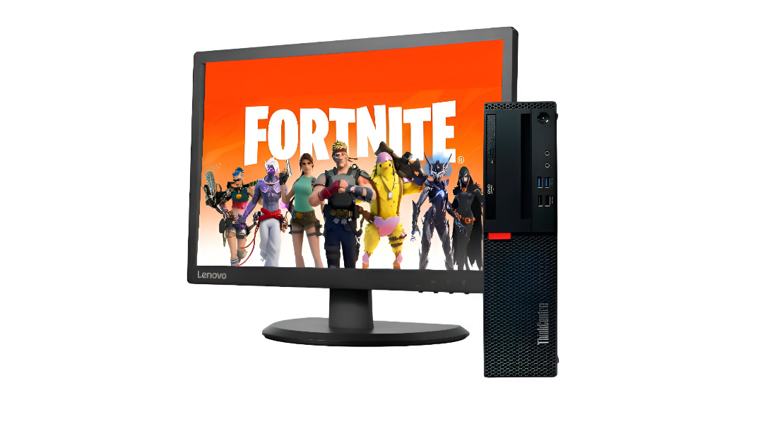 PC Lenovo Thinkcentre M715s, monitor de 20 pulgadas, Amd A6, 8 Gb Ram 512gb ssd (REACONDICIONADO)