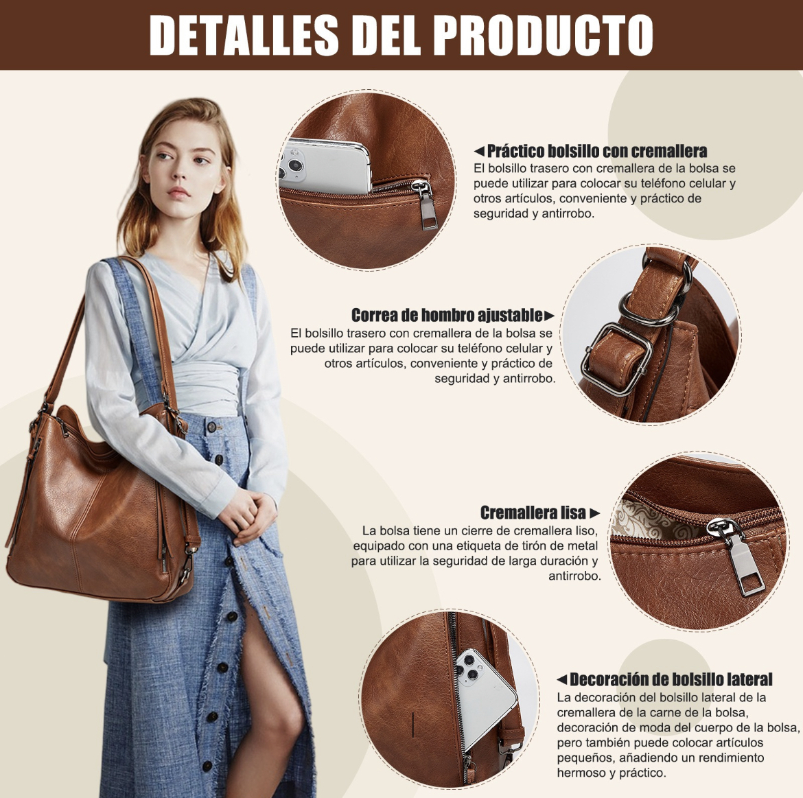 Set 2 Bolsas De Mano Bandolera Hombro