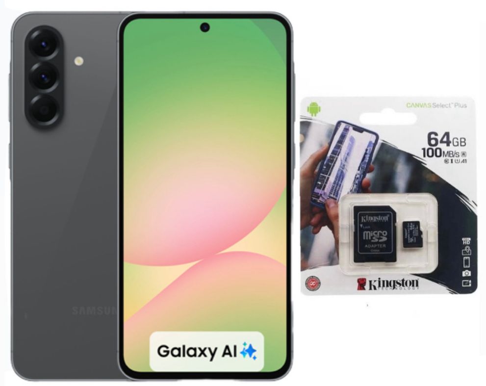 sellado Samsung Galaxy A56 Awesome Black 256GB más Memoria Micro SD de regalo 