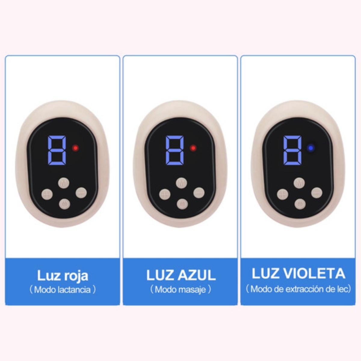 Extractor De Leche Eléctrico Saca Leche Tira Manos Libres rosa