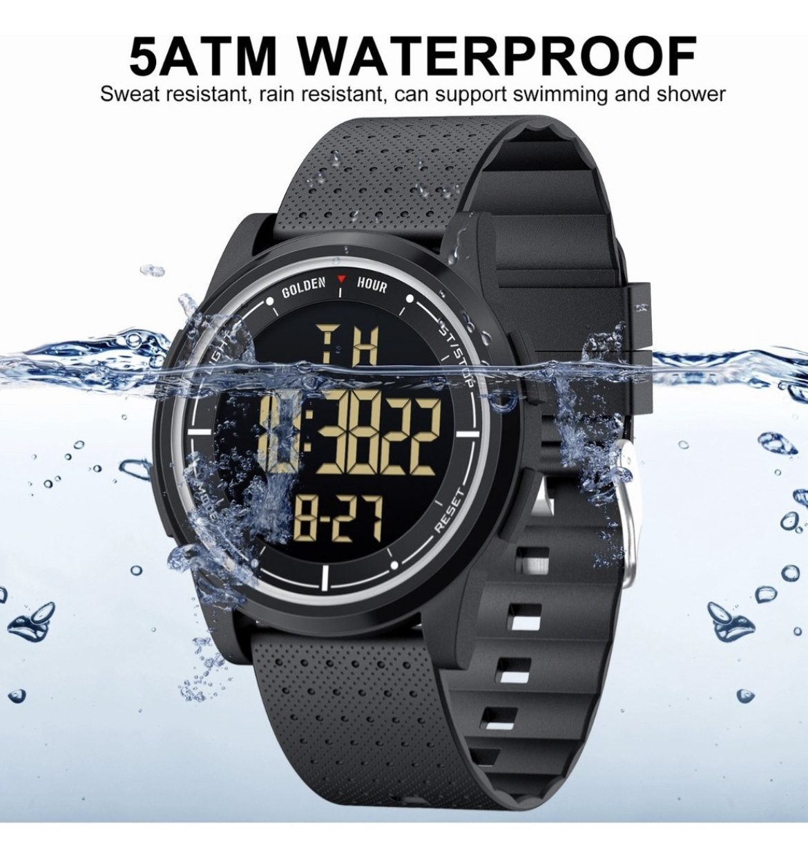 Relojes Digitales Impermeables Para Hombre