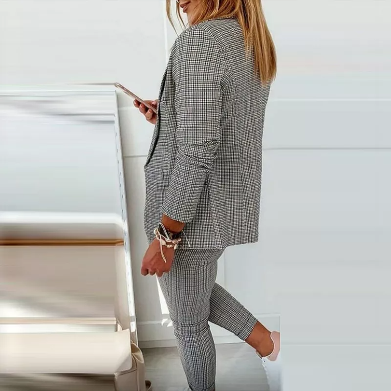 Conjunto De Trajes Ajustados De Dos Piezas Para Mujer TALLA S