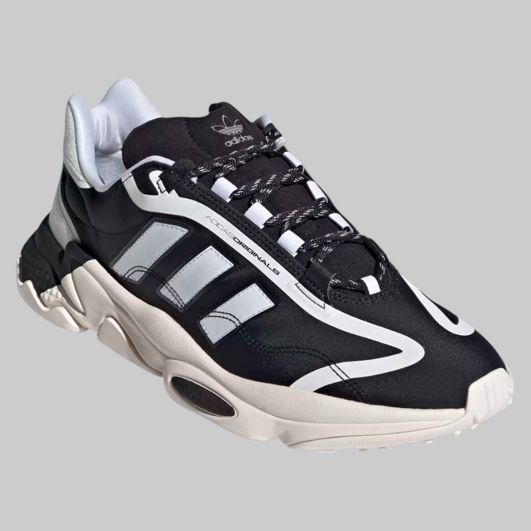 Tenis Adidas Mujer Ozweego Pure   Negro/Blanco G57949