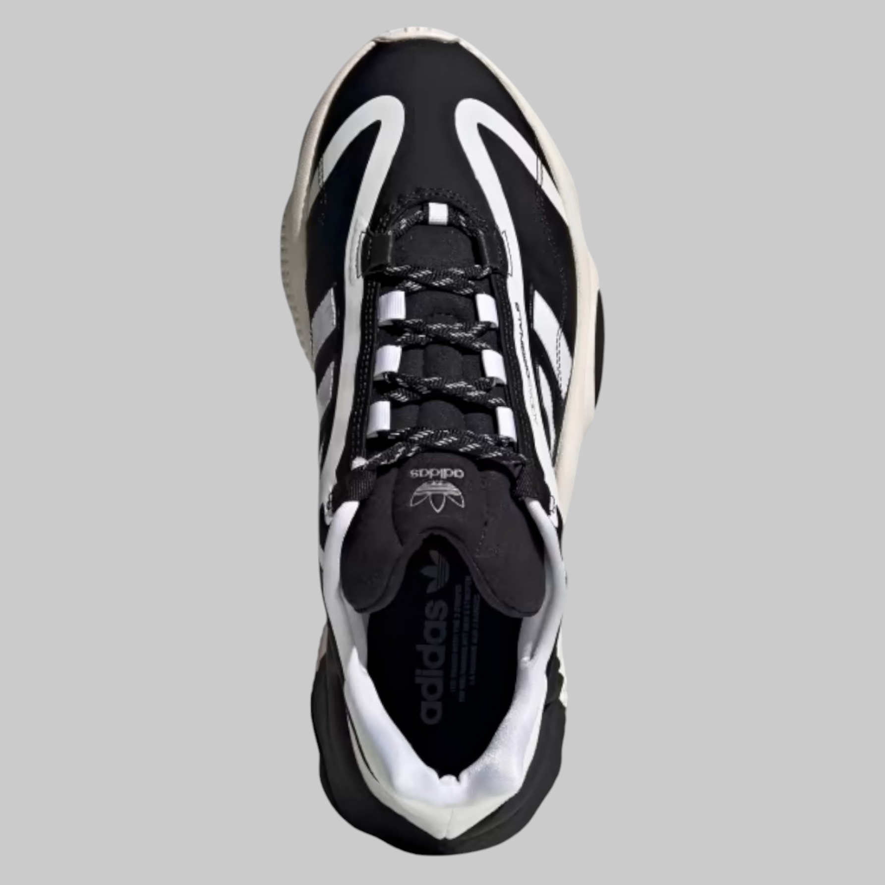 Tenis Adidas Mujer Ozweego Pure   Negro/Blanco G57949