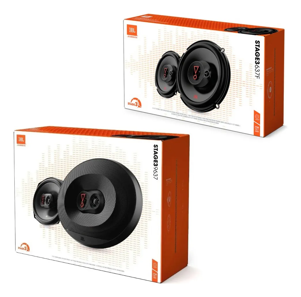 Paquete de Bocinas JBL Modelo Stage3 de 6.5 Y 6×9 Pulgadas