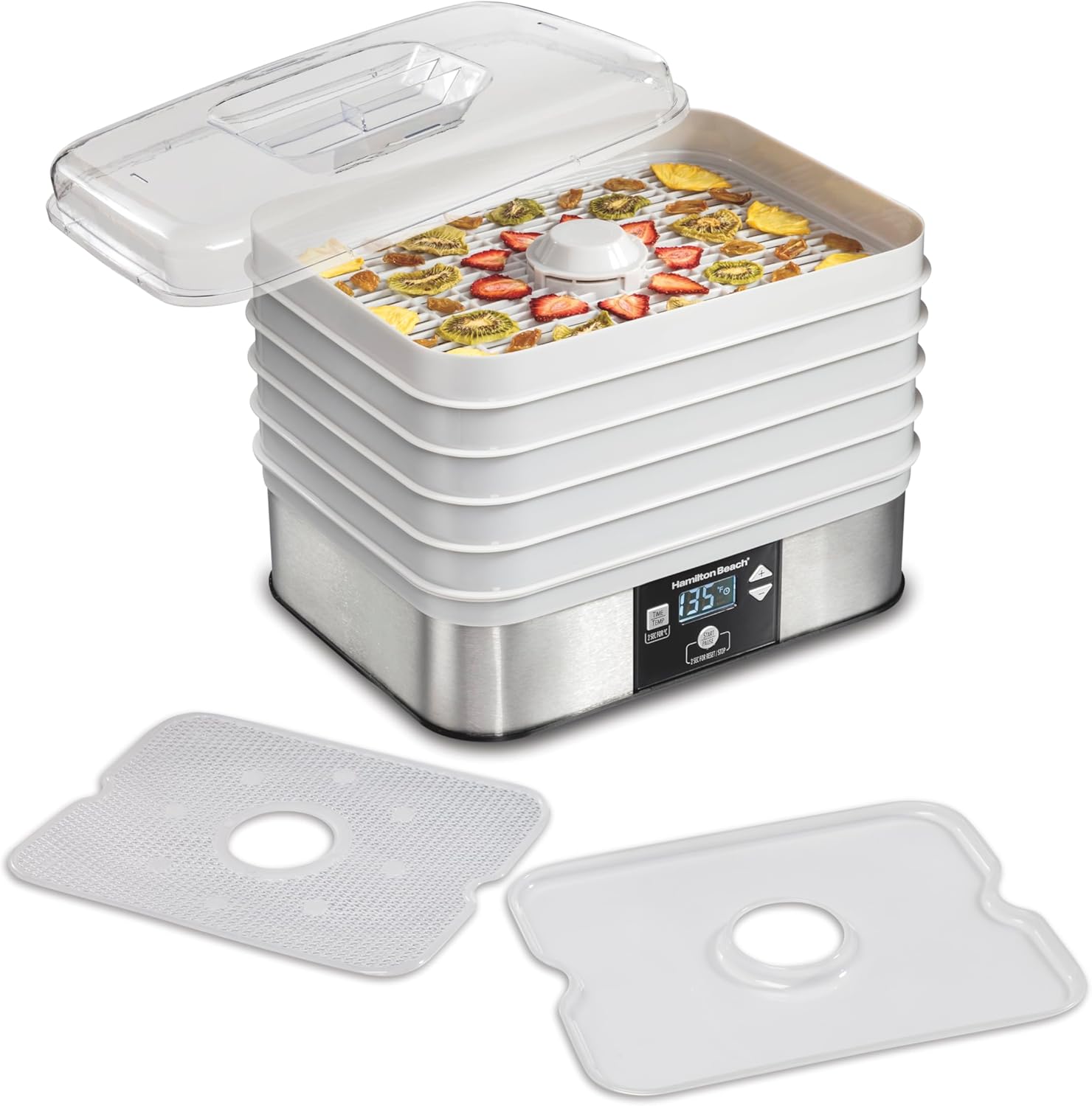 DESHIDRATADOR DE ALIMENTOS HAMILTON BEACH 32100 ACERO INOX