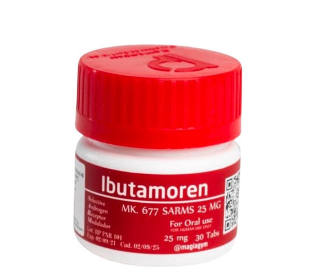 Ibutamoren MK-677 Rotterdam 25mg x 30 tabs | Aumenta GH y Masa Magra