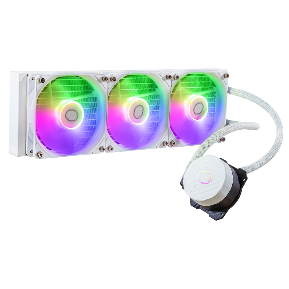 ENFRIAMIENTO COOLER MASTER MASTER LIQUID 360 CORE II WHITE ARGB LGA 1851 AM5 MLW-D36M-A18PA-RW