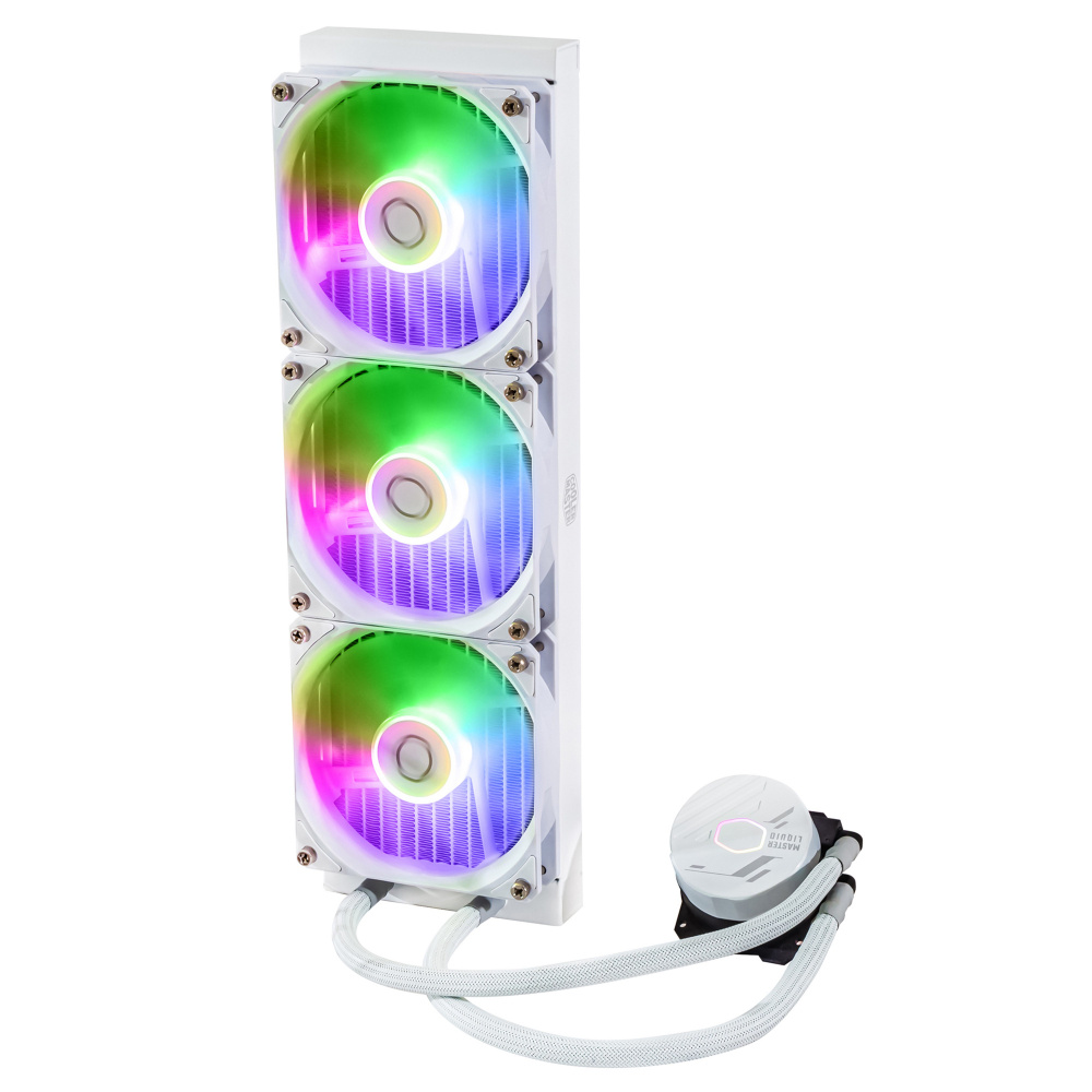 ENFRIAMIENTO COOLER MASTER MASTER LIQUID 360 CORE II WHITE ARGB LGA 1851 AM5 MLW-D36M-A18PA-RW
