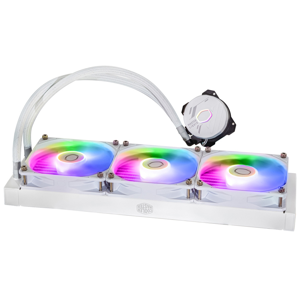 ENFRIAMIENTO COOLER MASTER MASTER LIQUID 360 CORE II WHITE ARGB LGA 1851 AM5 MLW-D36M-A18PA-RW