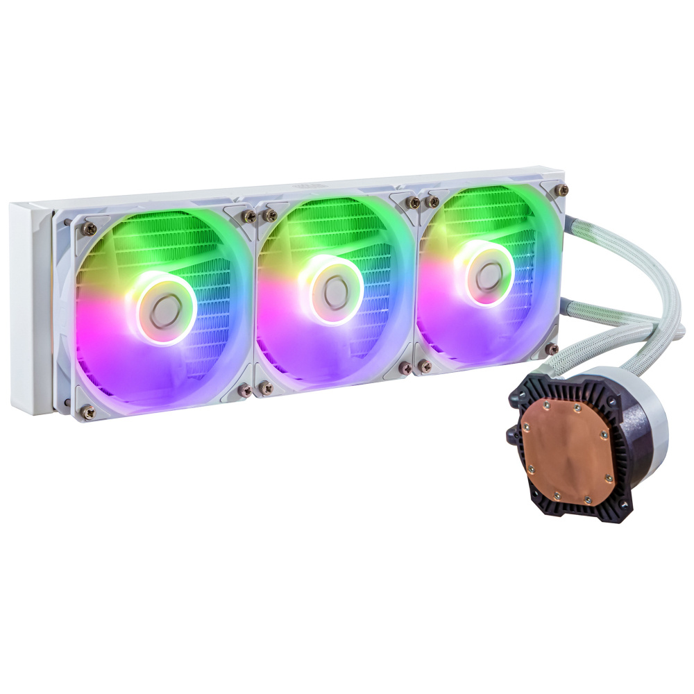 ENFRIAMIENTO COOLER MASTER MASTER LIQUID 360 CORE II WHITE ARGB LGA 1851 AM5 MLW-D36M-A18PA-RW