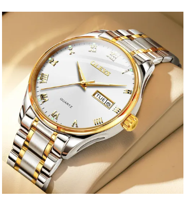Reloj Olevs Classic Quartz De Acero Inoxidable Para Hombre 
