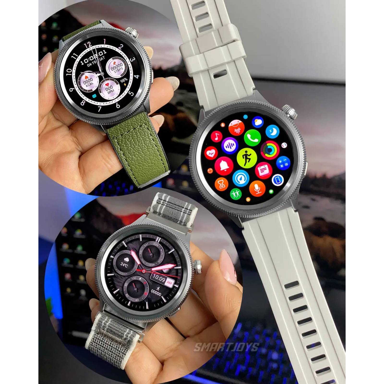 Smartwatch G-tide R8 Pro caja plateada