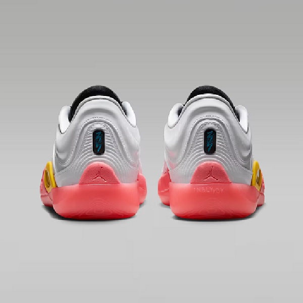 Tenis Zion 4 "Sharonda" Blanco/coral Hombre Tallas #26 al #29