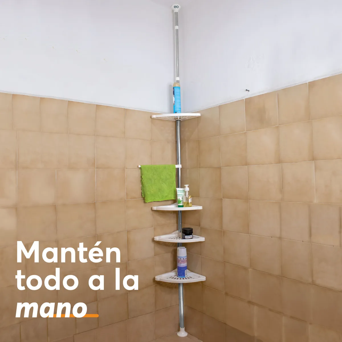 Esquinero Para Baño Regadera Estante Organizador