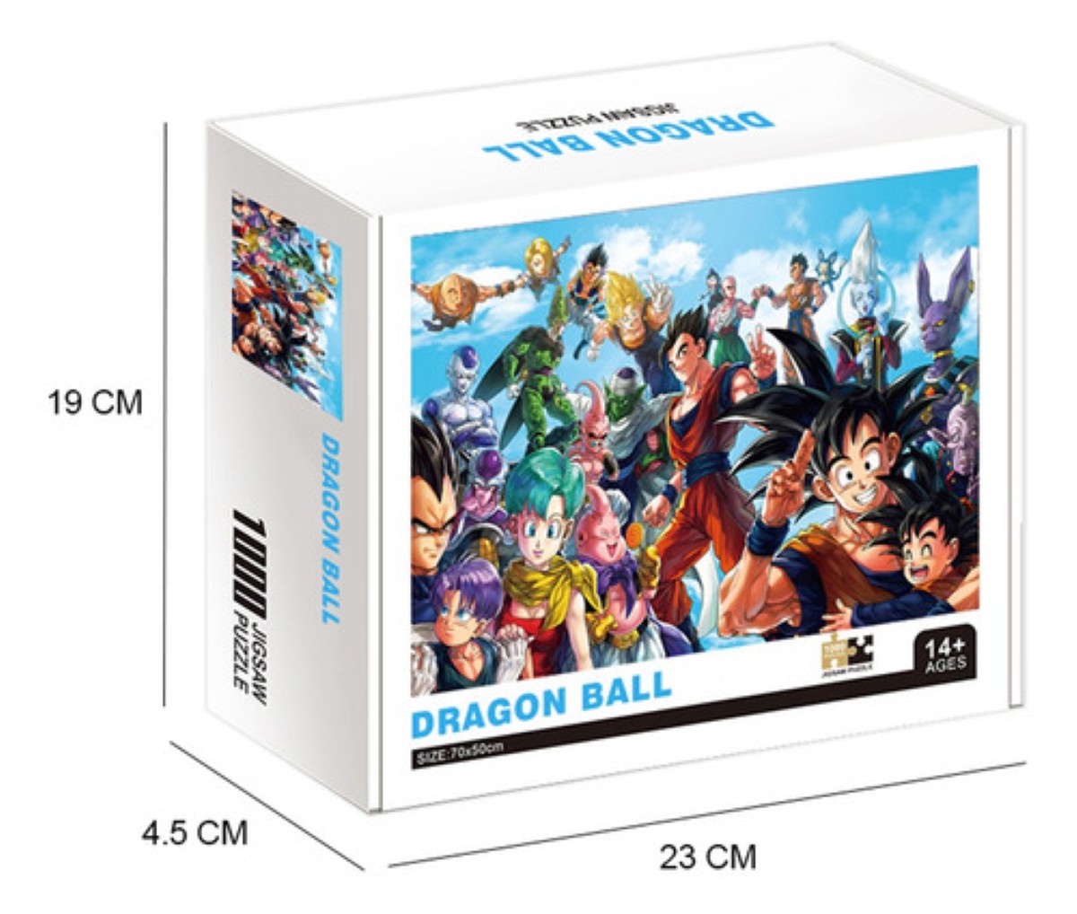 Rompecabezas Dragon Ball Goku Jugetes Puzzle De 1000 Piezas