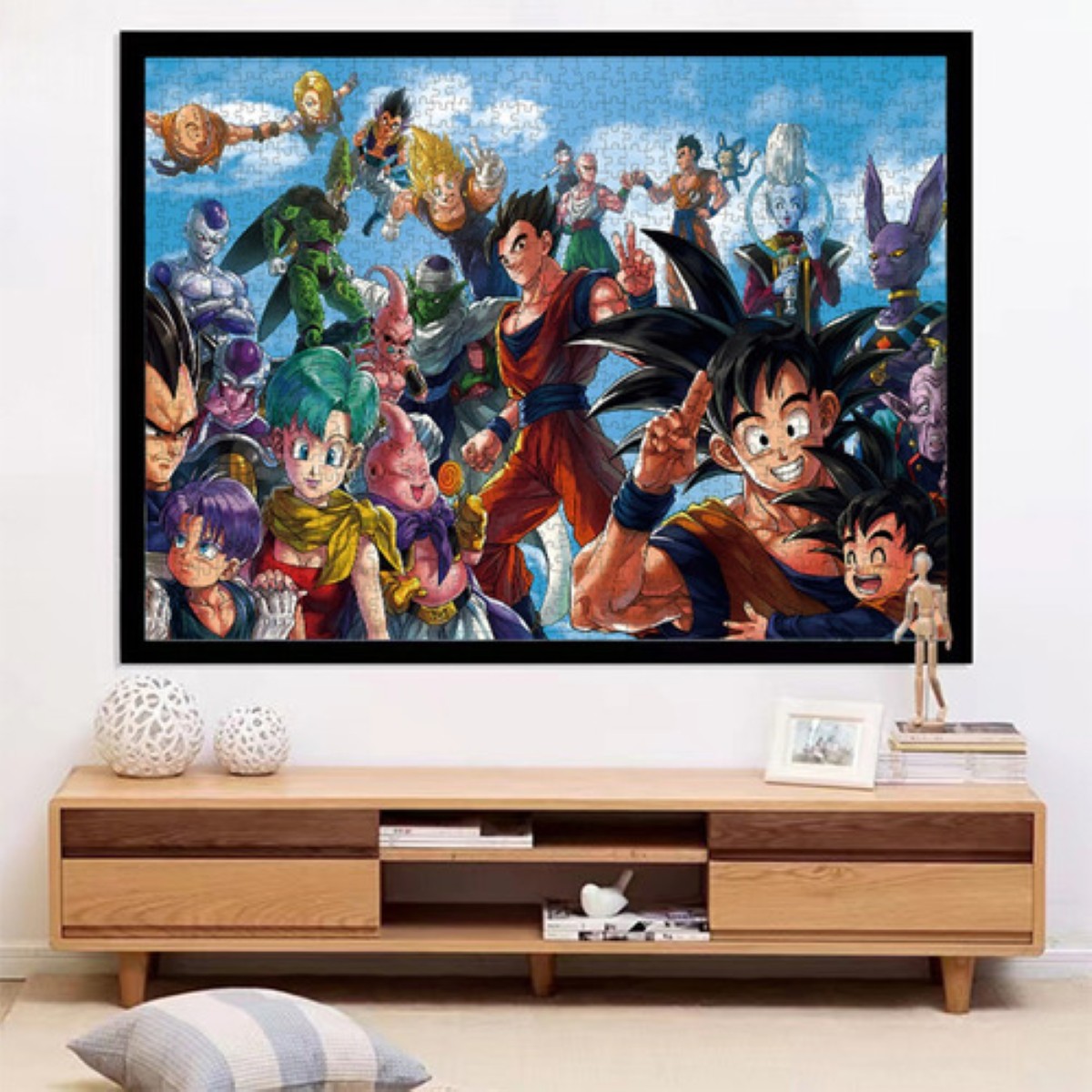 Rompecabezas Dragon Ball Goku Jugetes Puzzle De 1000 Piezas