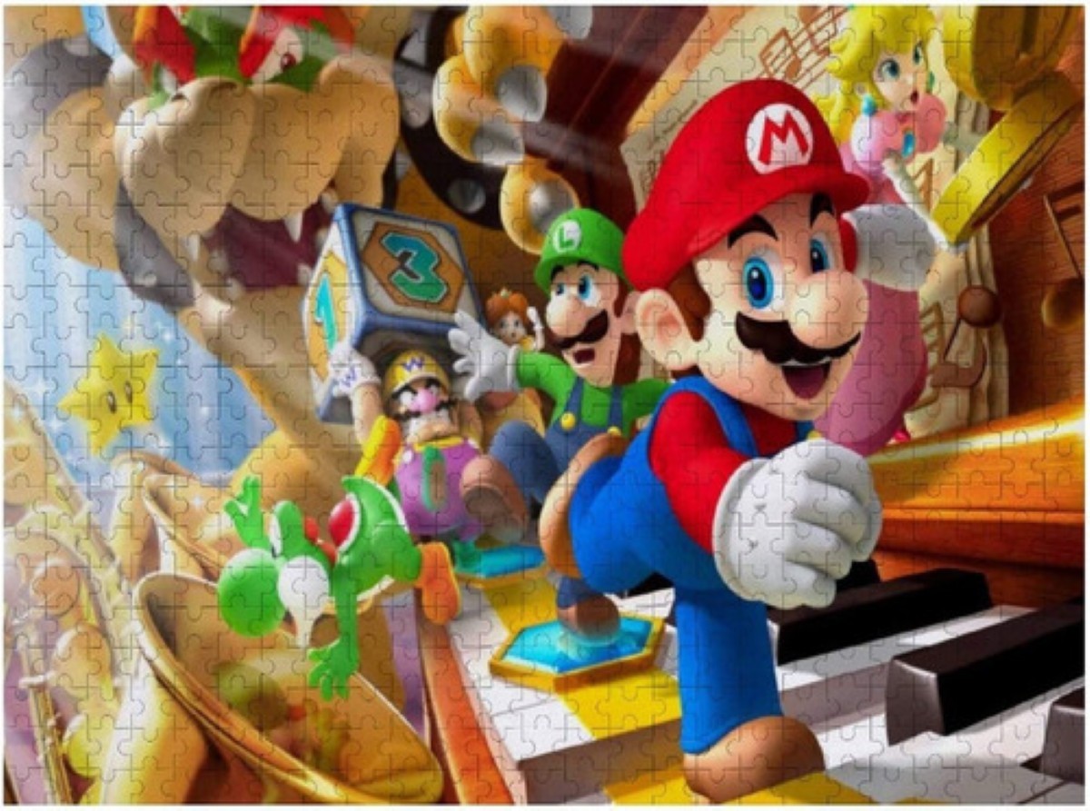 Rompecabezas Super Mario Bros Donkey 500 Piezas Videojuegos