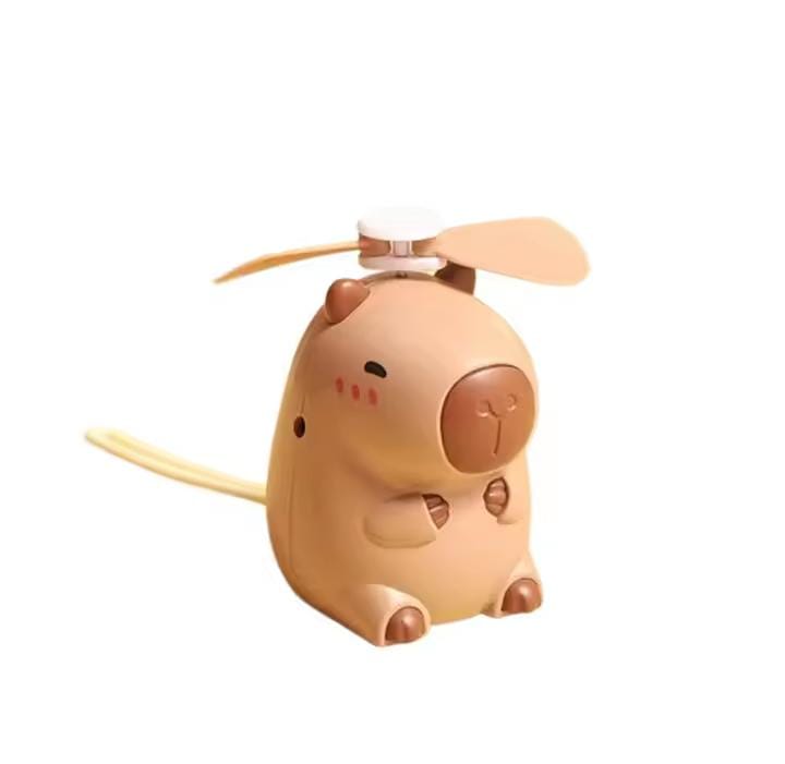 Ventilador De Bolsillo Portátil Personajes Kawaii Cosplay Capibara