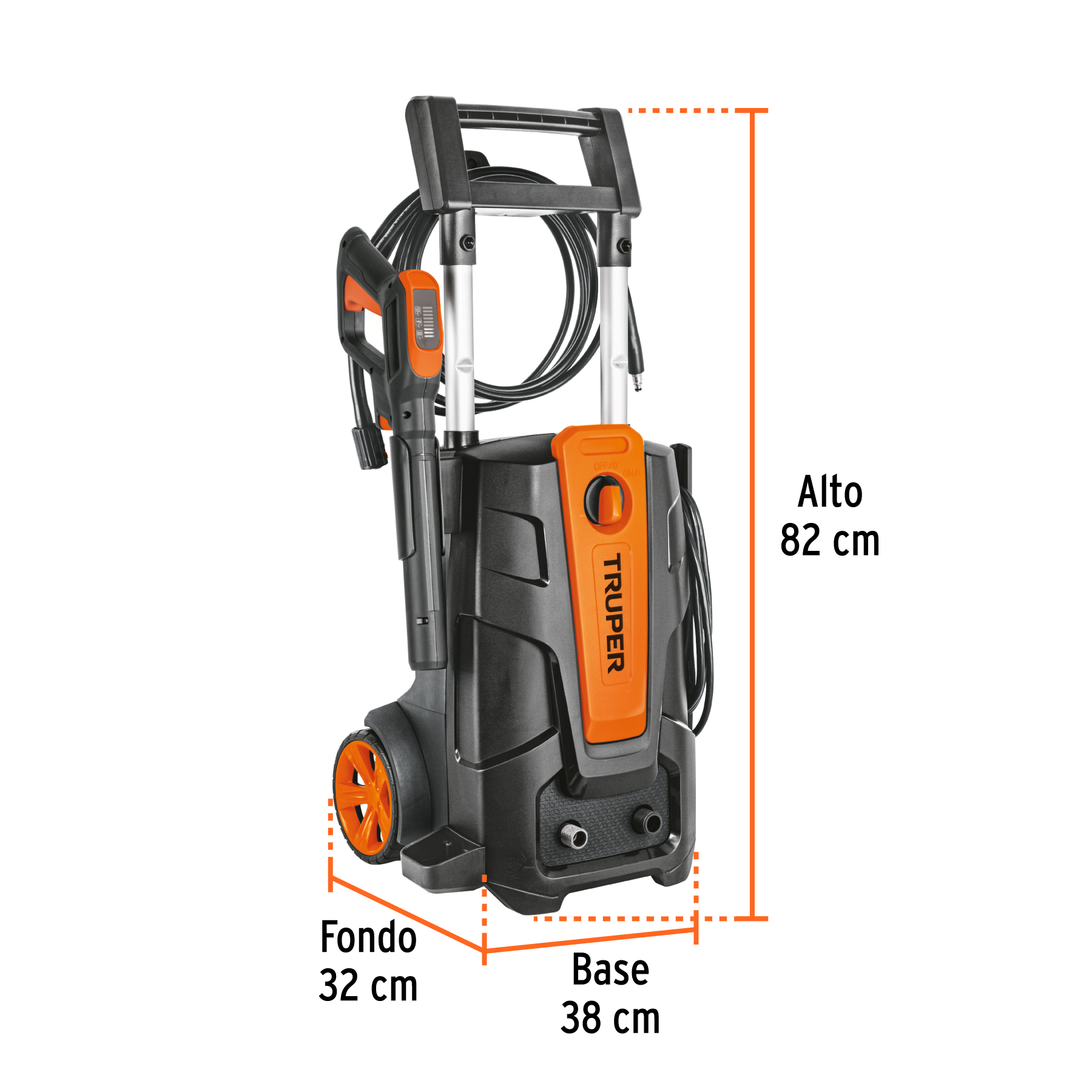 Hidrolavadora Eléctrica Calidad Premium HILA-200 para Auto Lavados Limpieza Profunda Lava Autos casas Yates