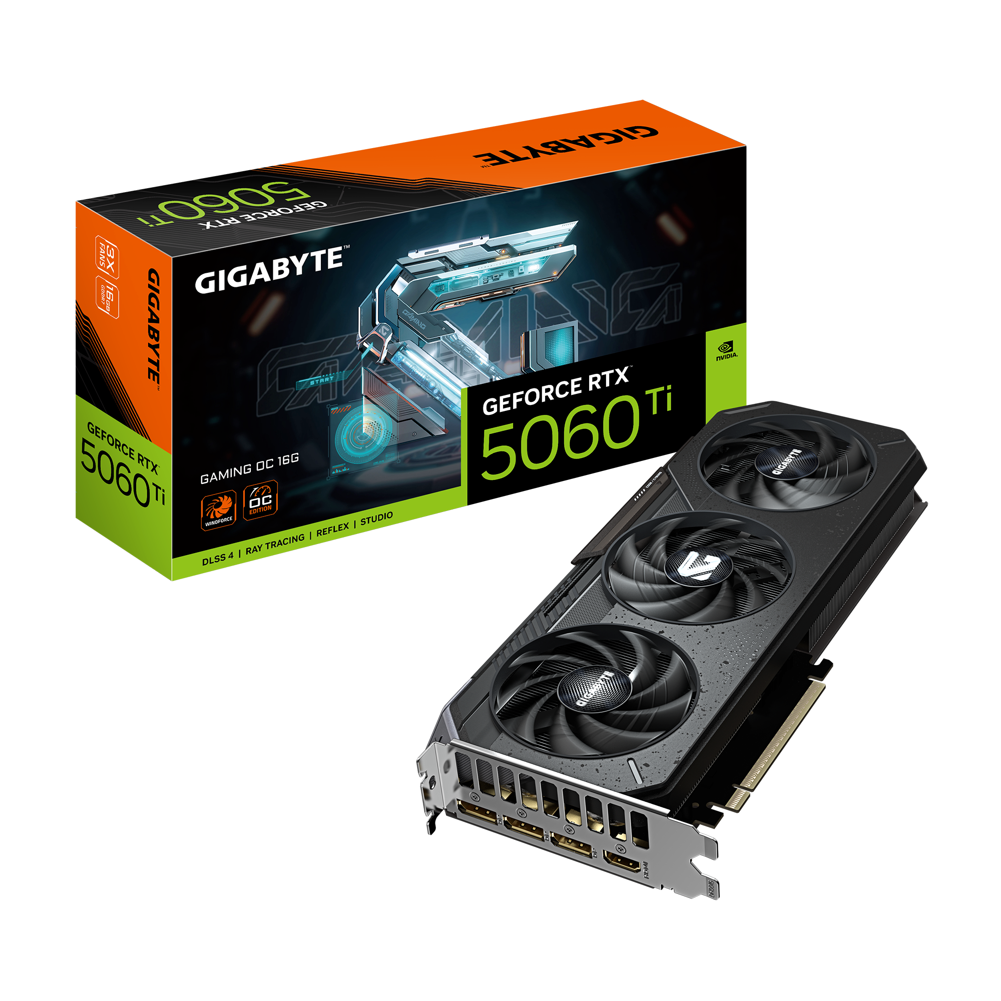 TVIDEO GIGABYTE RTX 5060 TI GAMING OC 16G 128BIT GDRR7 GV-N506TGAMING OC-16GD