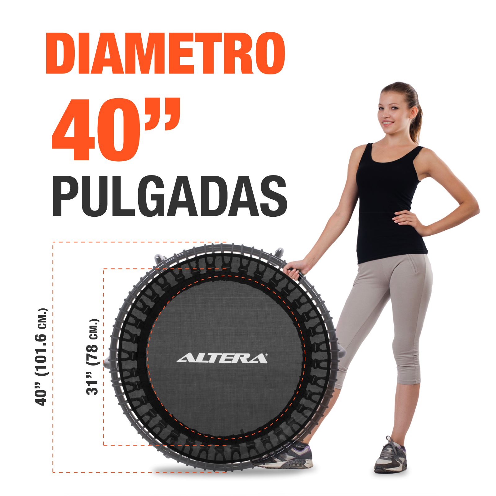 Malla De Repuesto Para Trampolin Altera Resistente 40 Pulg