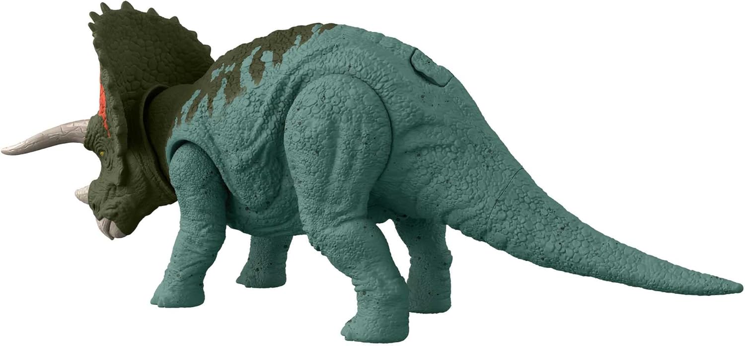 Jurassic World Dinosaurio Juguete Triceratop Ruge Y Ataca con sonido