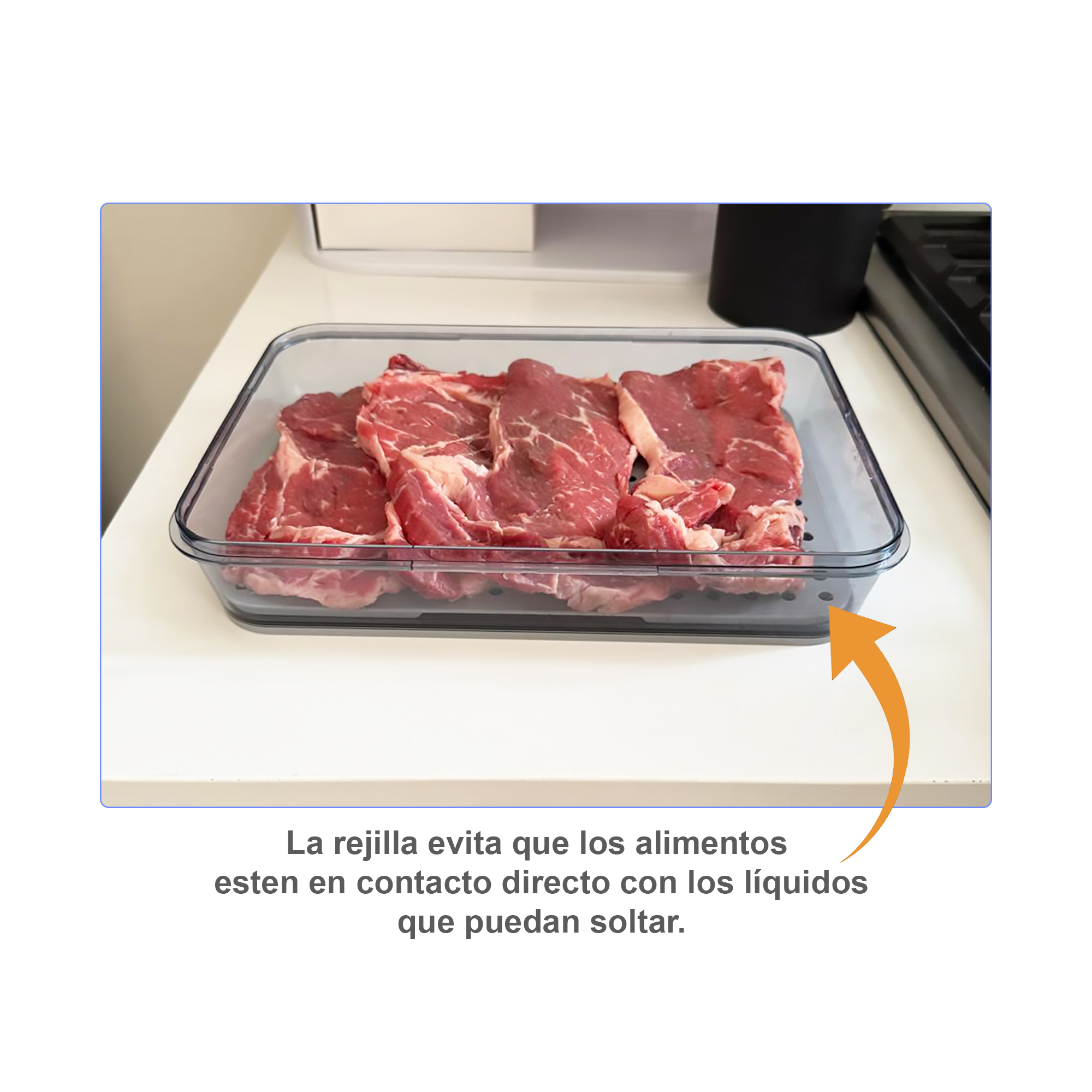 Recipiente Chico De Alimentos Para Refrigerador Con Tapa