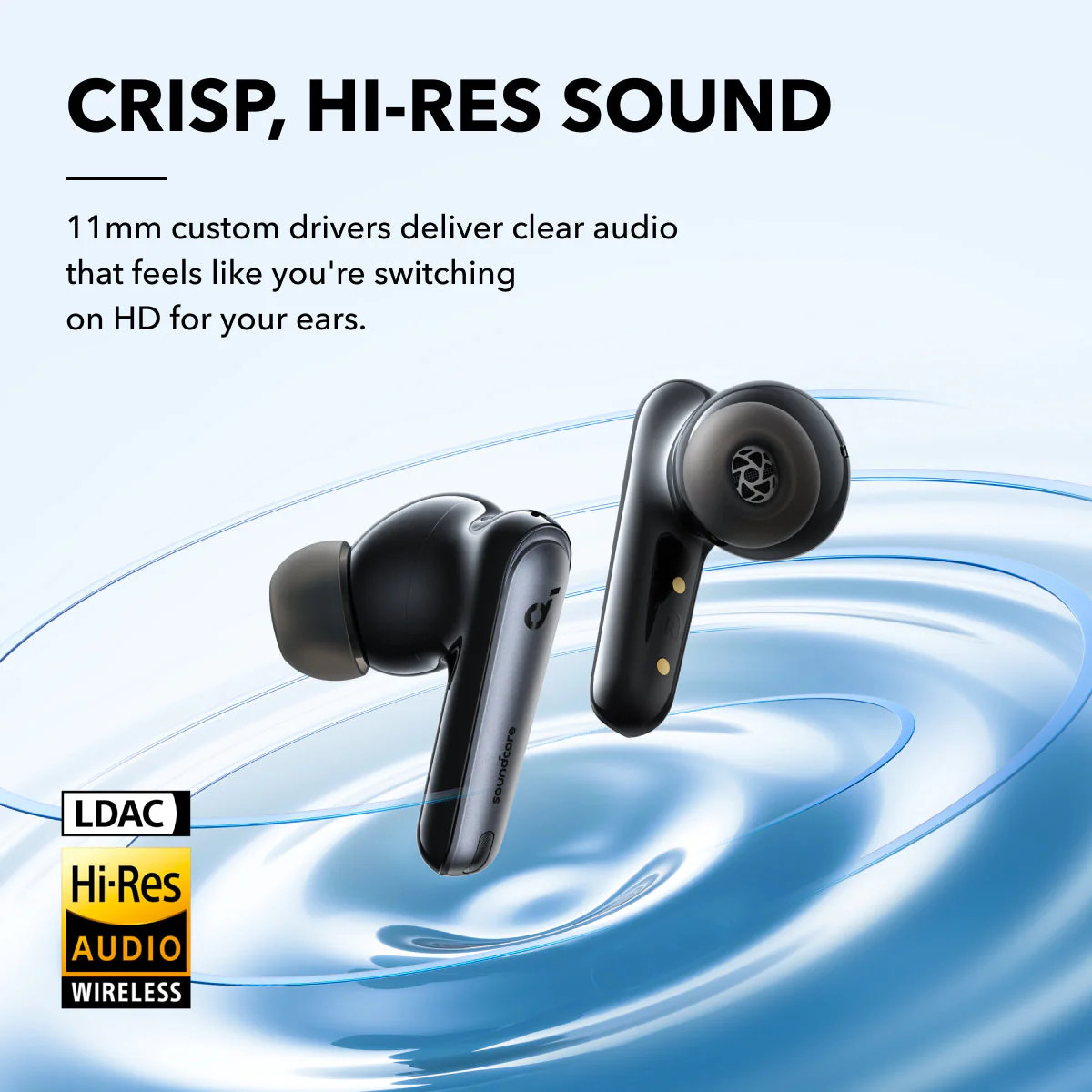 Audifonos Bluetooth Soundcore Liberty 4 Cancelación Ruido Negro