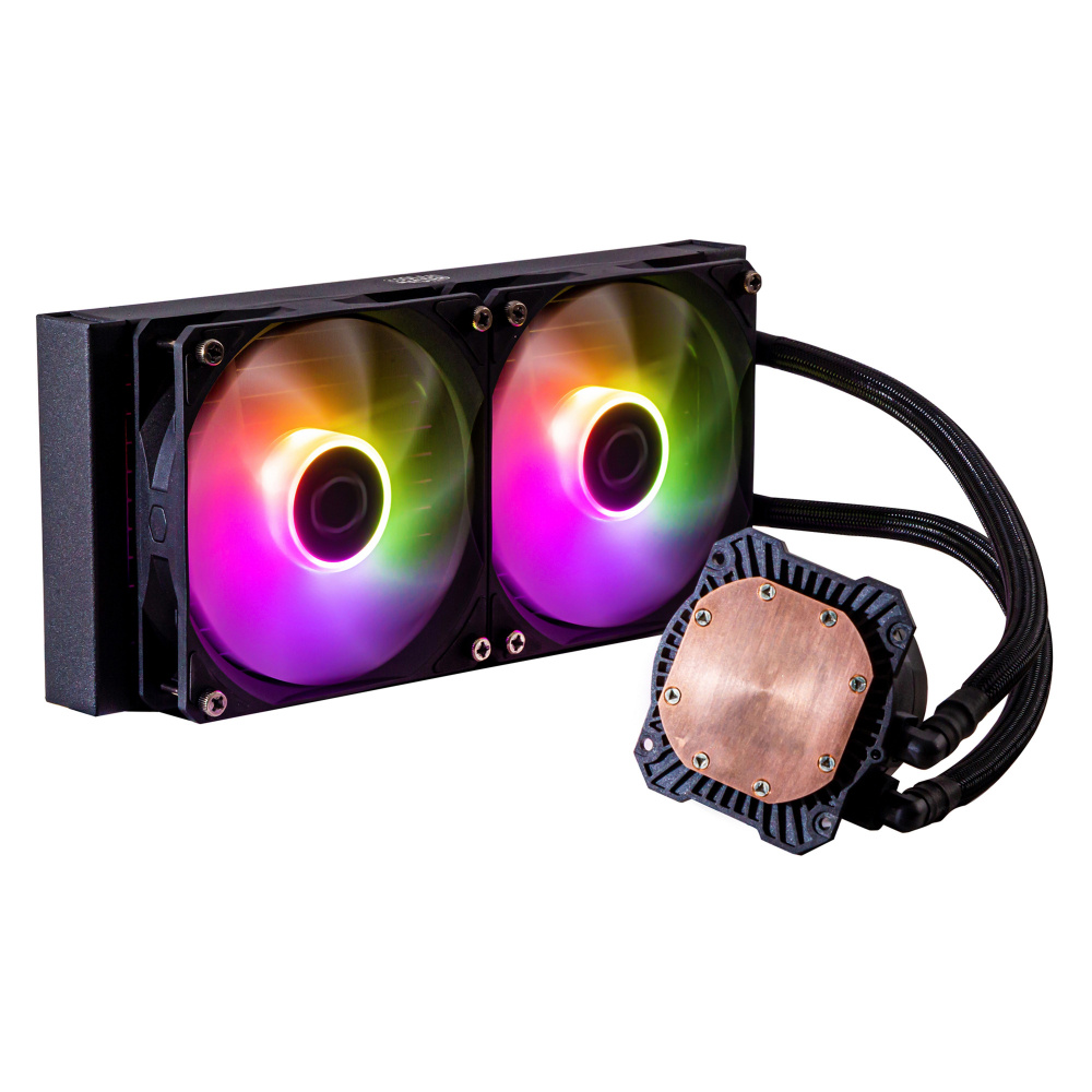 ENFRIAMIENTO COOLER MASTER MASTER LIQUID 240 CORE II ARGB NEGRO LGA 1851 AM5 MLW-D24M-A18PA-R1