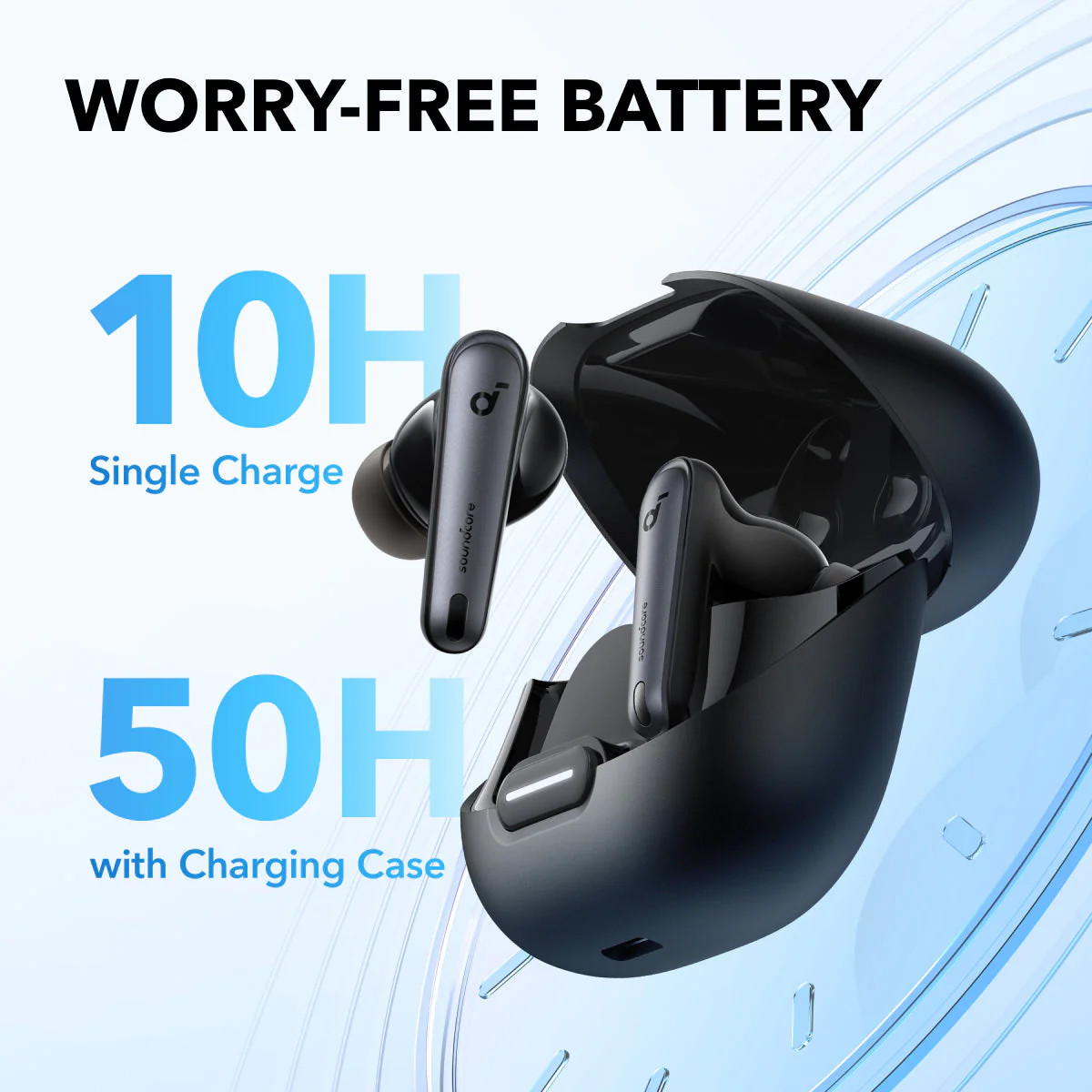 Audifonos Bluetooth Soundcore Liberty 4 Cancelación Ruido Negro