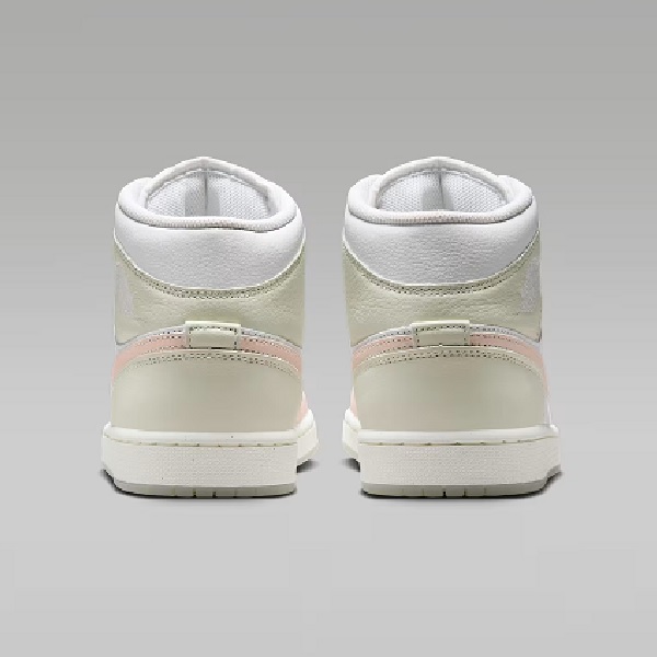 Tenis Air Jordan 1 Mid SE Blanco/rosa Hombre Tallas #26 al #29