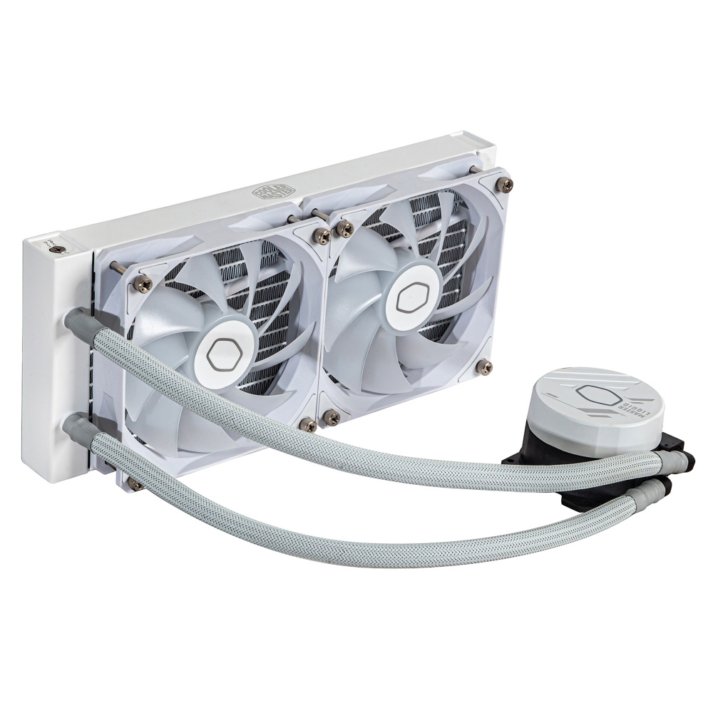 ENFRIAMIENTO COOLER MASTER MASTER LIQUID 240 CORE II WHITE ARGB LGA 1851 AM5 MLW-D24M-A18PA-RW