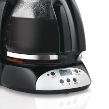 CAFETERA HAMILTON BEACH 49465R 12 TAZAS PROGRAMABLE NEGRO