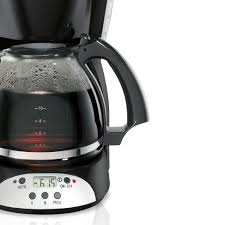 CAFETERA HAMILTON BEACH 49465R 12 TAZAS PROGRAMABLE NEGRO