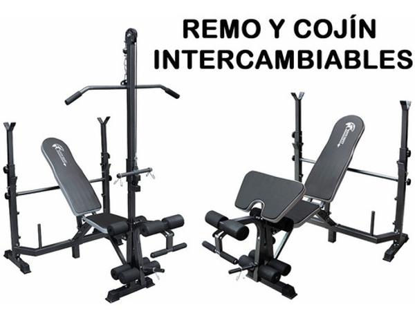 Banco Multiposiciones Remo Pesas 100 Lbs Centurfit Pecho Centurfit