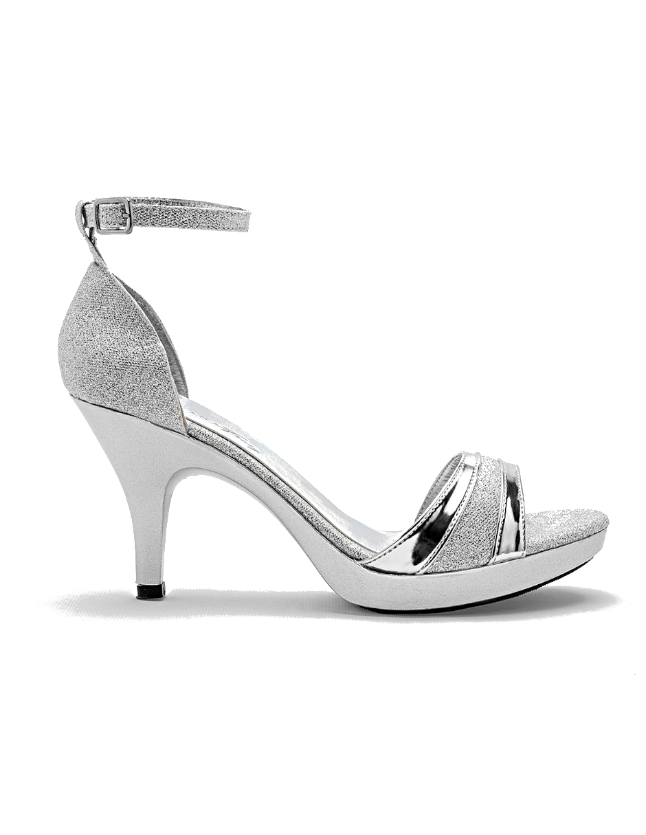 zapatilla mujer color plata