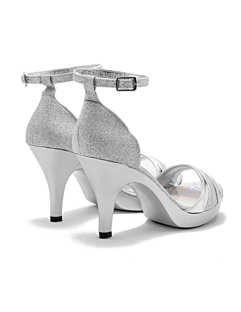 zapatilla mujer color plata