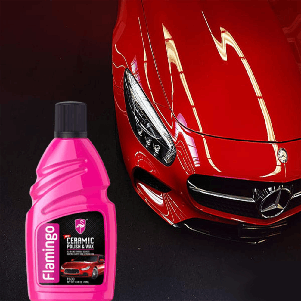 Pulido Y Cera Ceramica Para Auto Flamingo De 410 Ml
