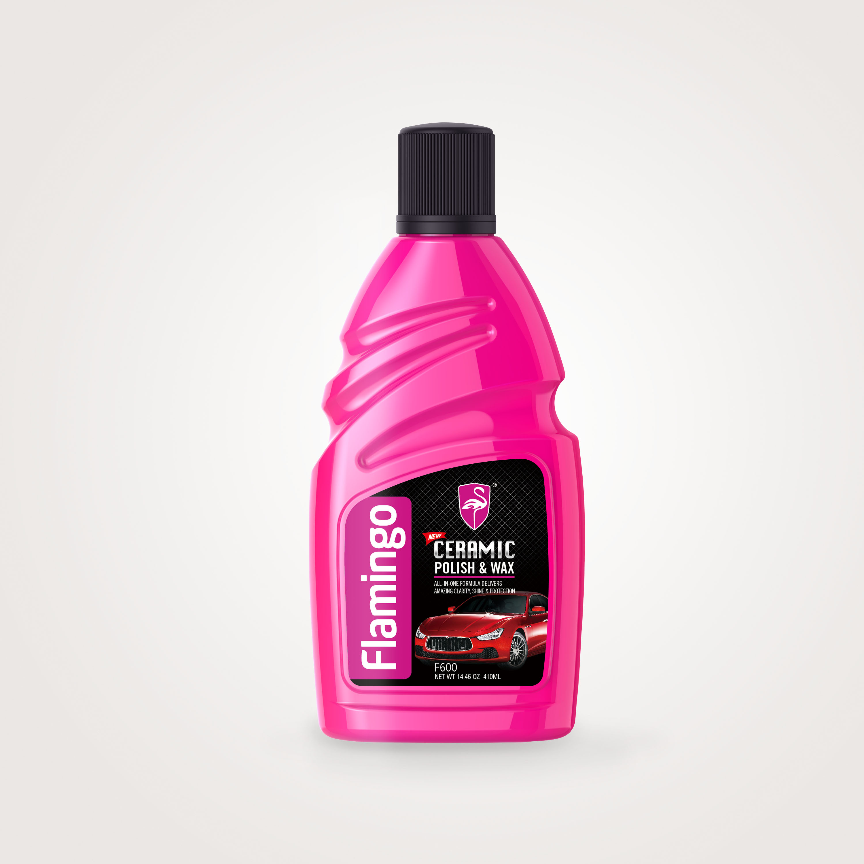 Pulido Y Cera Ceramica Para Auto Flamingo De 410 Ml