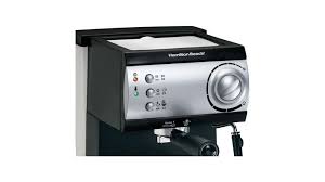CAFETERA HAMILTON BEACH 40715 2 TAZAS ESPRESSO NEGRO PLATA