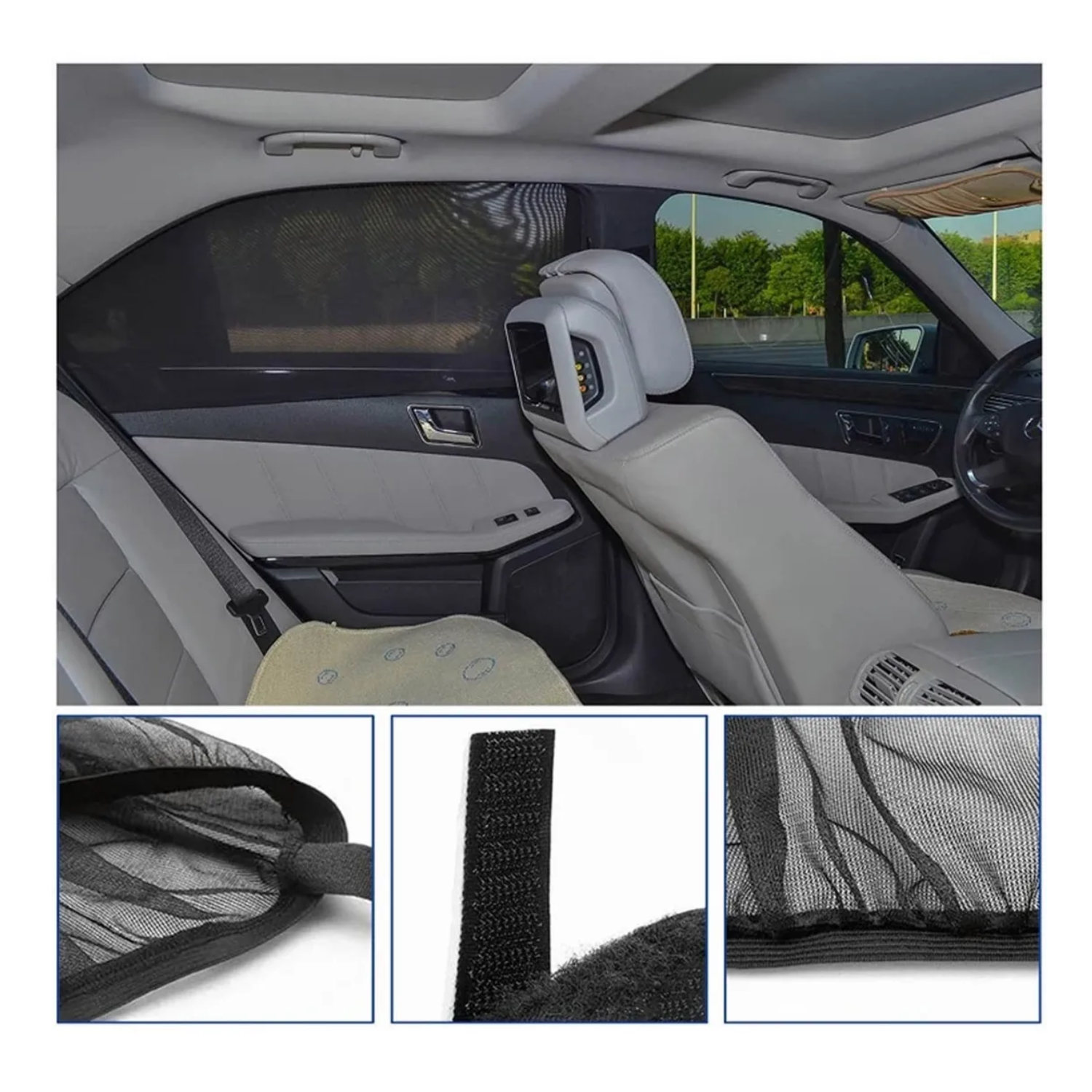 Cubre Sol Auto Parasol Para Ventana Delanteras/traseras/suv