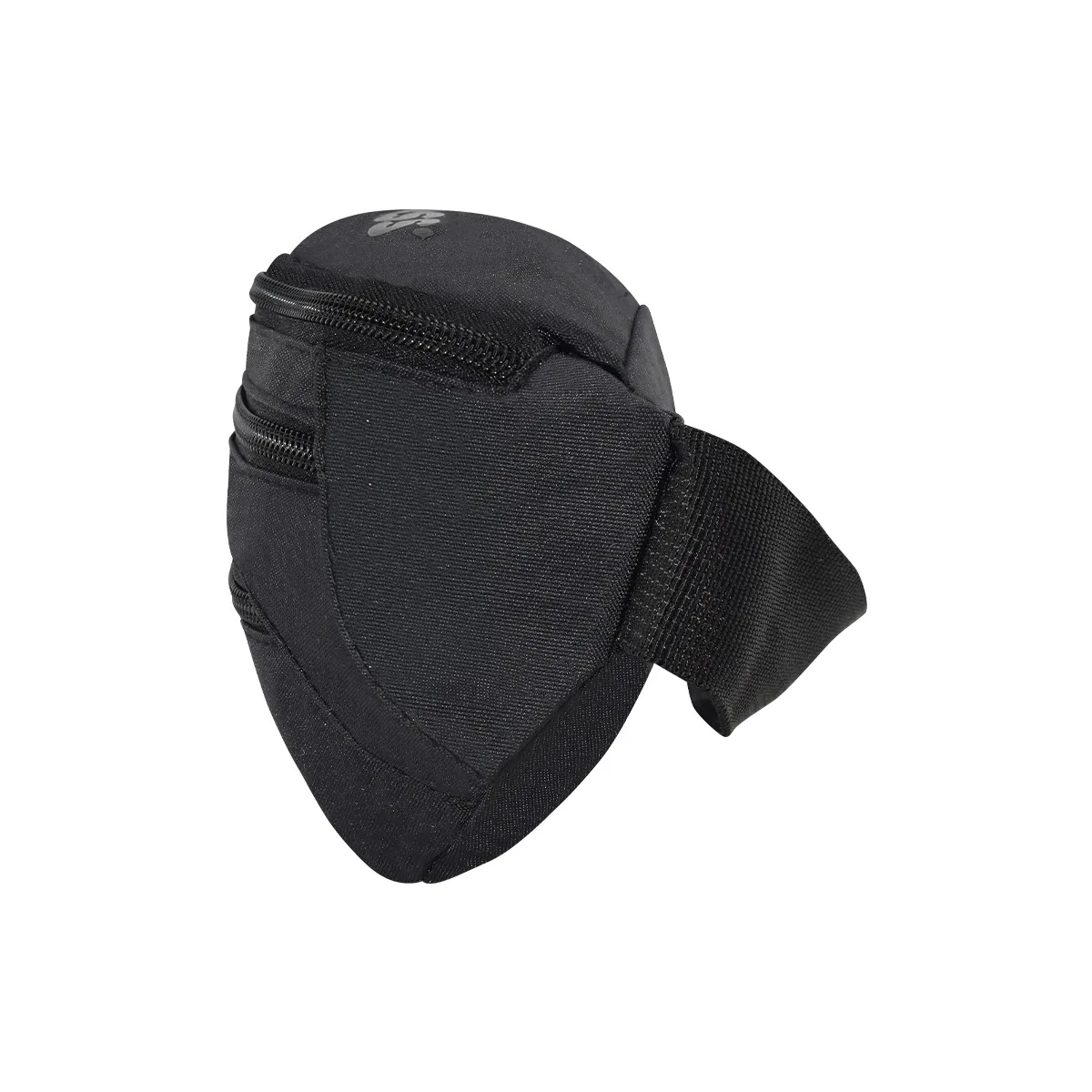  Riñonera Multiusos Bolsillo Frontal Color Negro Diseño De La Tela Lisa
