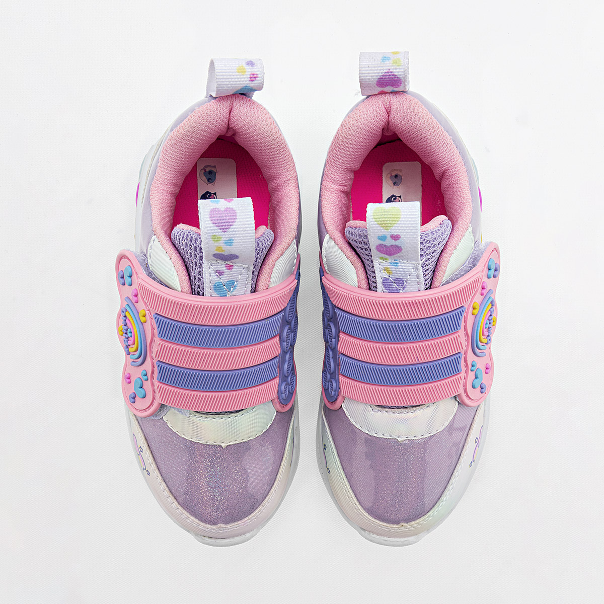 TENIS CON LUCES NIÑA ON KIDS 130 LILA BLANCO 