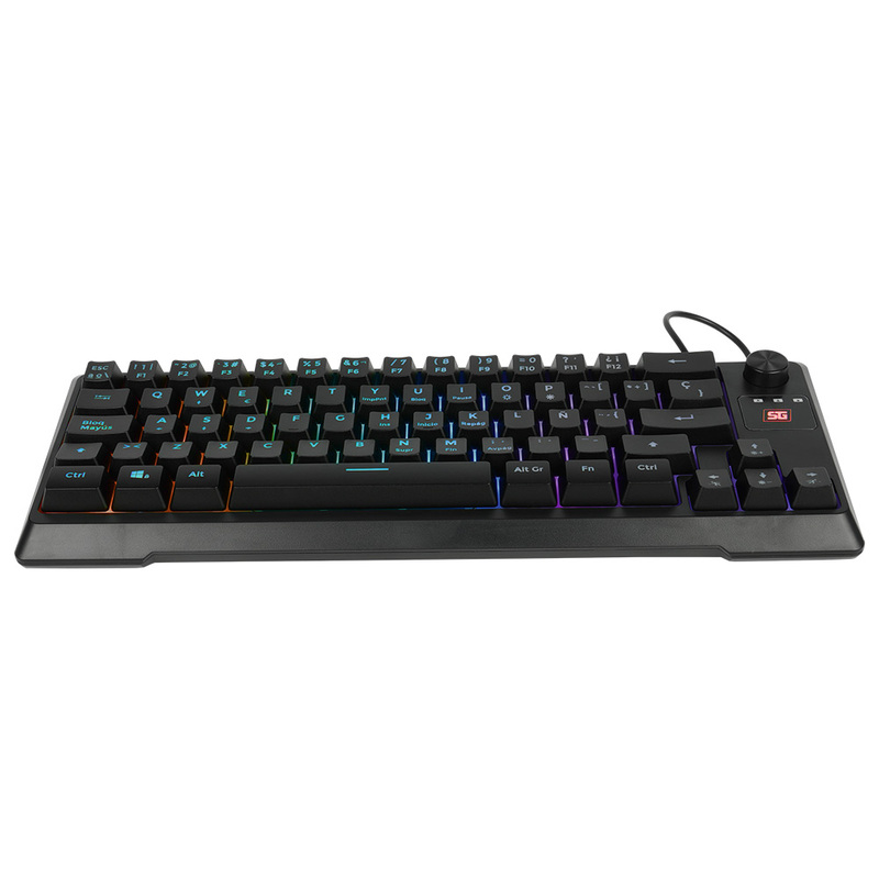 Teclado Vorago Start The Game TKL Factor 65% RGB Aantighosting KB-506