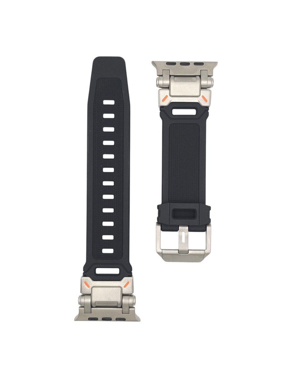 Teknet Correa Silicon Metal para Apple Watch 42/44/45/46/49mm